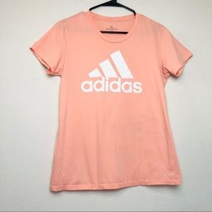 Adidas Amplifier Athletic Tee Pink/Peach M